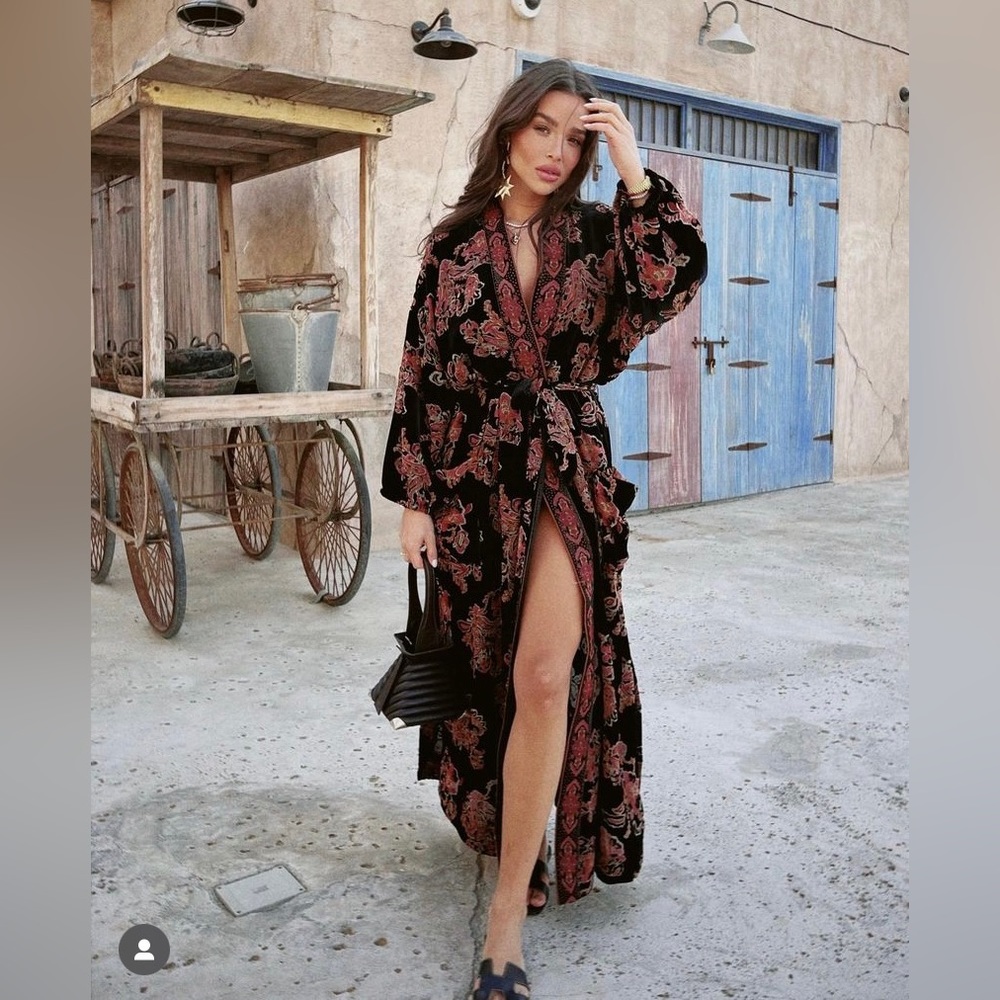 Zara Limited Edition Velvet Robe